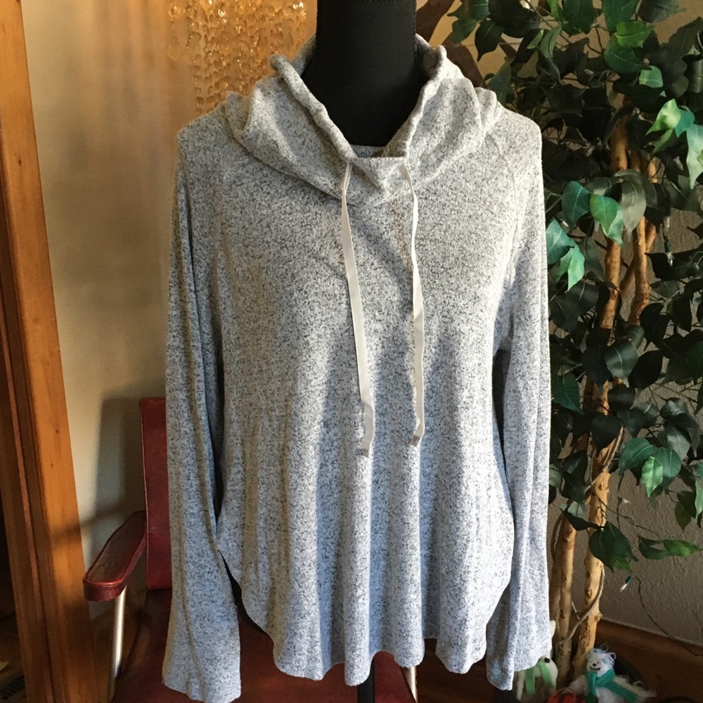 Speckled Gray Soft, Light Pullover/Sweatshirt W/L